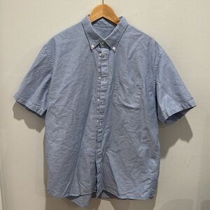 Men’s XL Muji 100% Cotton short sleeve button down